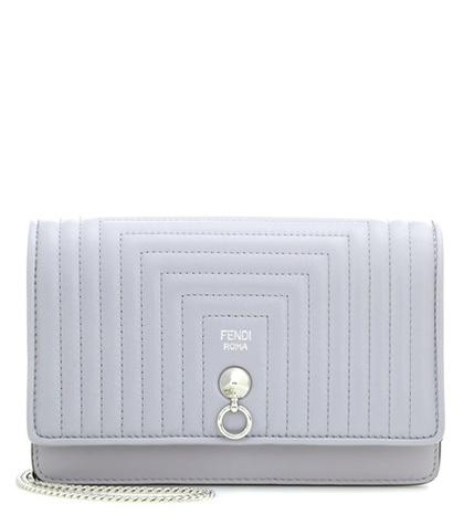Fendi Small Flap Leather Shoulder Bag