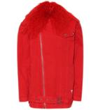 Emilio Pucci Beach Fur-trimmed Denim Jacket