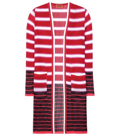Missoni Crochet-knit Striped Cardigan