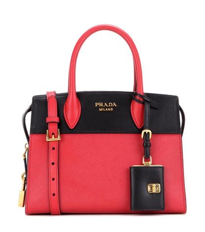Prada Esplanade Leather Crossbody Bag