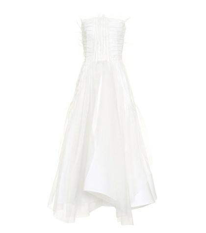 Tre Ccile Spinneret Linen-blend Gown