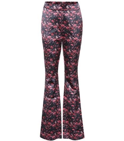 Huishan Zhang Ivy Silk Satin Trousers