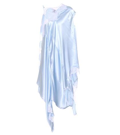 Yves Salomon - Meteo Lace-trimmed Silk Dress