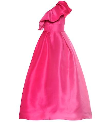 Dundas Ruffled Silk Gown