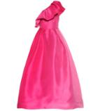 Dundas Ruffled Silk Gown