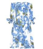 Proenza Schouler Printed Off-the-shoulder Dress