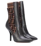 Salvatore Ferragamo Rockoko Leather Ankle Boots