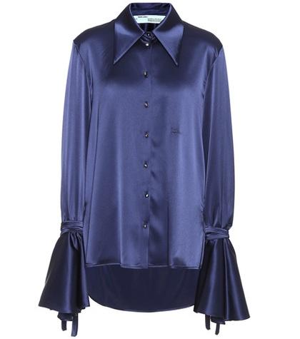 Off-white Satin Shirt