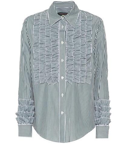 Alexachung Ruffled Cotton Shirt