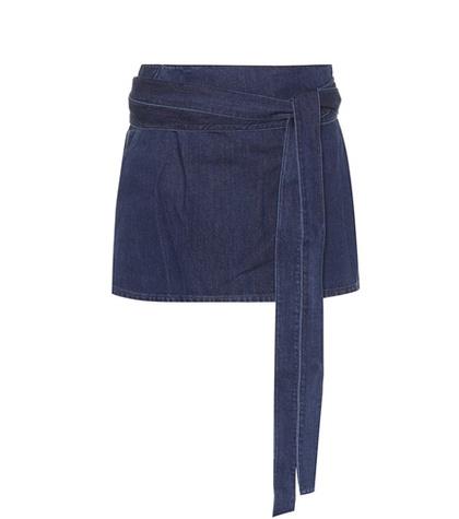Jw Anderson Cotton And Linen Miniskirt