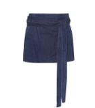 Jw Anderson Cotton And Linen Miniskirt