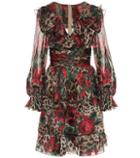 Dolce & Gabbana Printed Silk Minidress