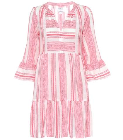 Velvet Cambria Patterned Cotton Dress