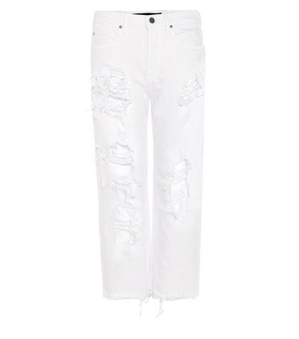 Valentino Wisteria Distressed Jeans