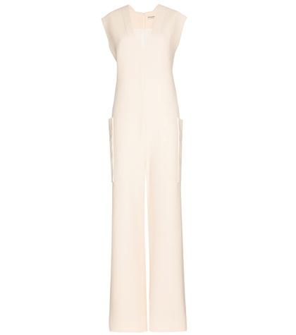 Balenciaga Wide-leg Crêpe Jumsput