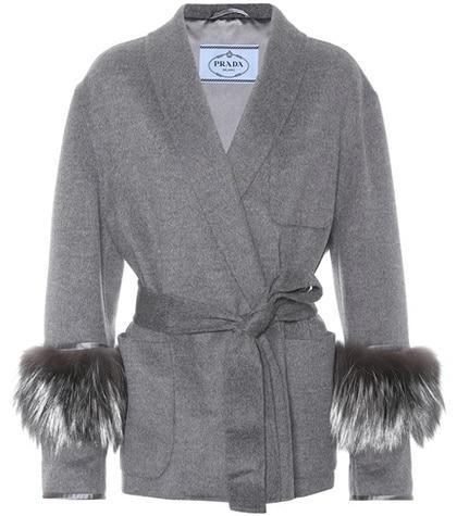 Alexander Mcqueen Wool And Angora Coat