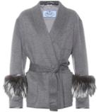 Alexander Mcqueen Wool And Angora Coat