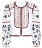 Veronica Beard Shilin Embellished Linen Jacket