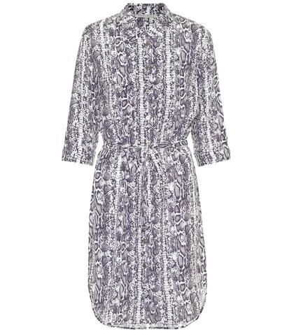 Heidi Klein Python-printed Shirt Dress