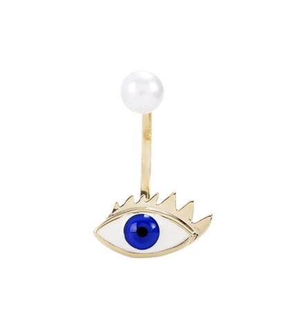 Delfina Delettrez Eye Piercing 9ct Yellow Gold Earring