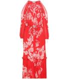 J.w.anderson Printed Fil Coupé Silk Dress