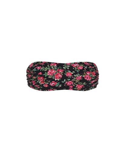 The Row Floral-printed Bikini Top
