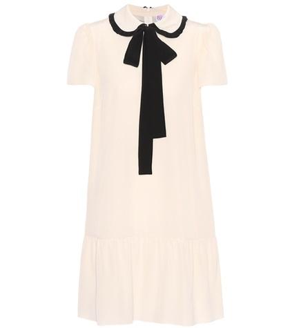 Redvalentino Silk-crêpe Minidress