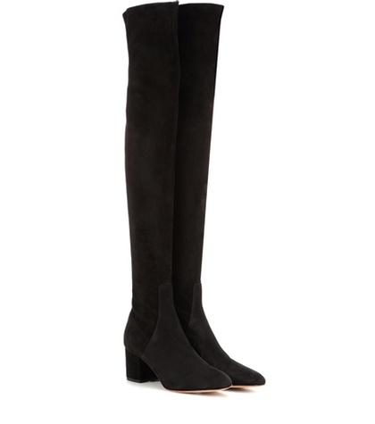 Valentino Valentino Garavani Suede Over-the-knee Boots