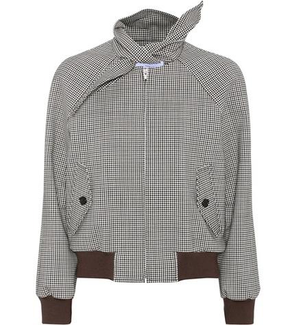Balenciaga Stretch-wool Bomber Jacket