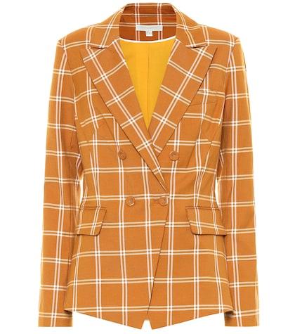 Jonathan Simkhai Checked Cotton-blend Blazer