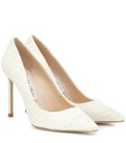 Gucci Romy 100 Tulle-trimmed Pumps