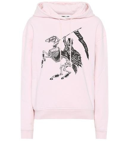 Mcq Alexander Mcqueen Fear Nothing Cotton Hoodie