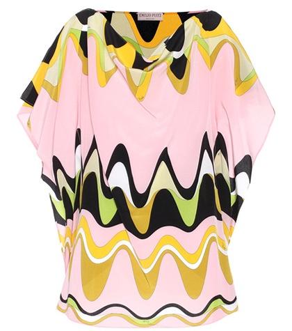Kenzo Printed Silk Blouse