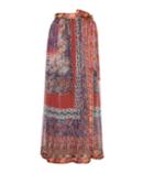 Etro Printed Silk Wrap Skirt