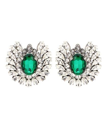 Mansur Gavriel Crystal Embellished Earrings