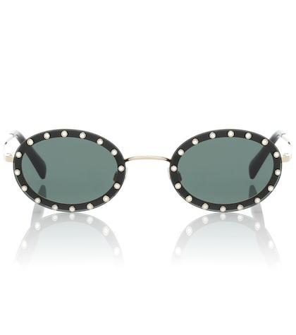 Rebecca Vallance Oval Sunglasses