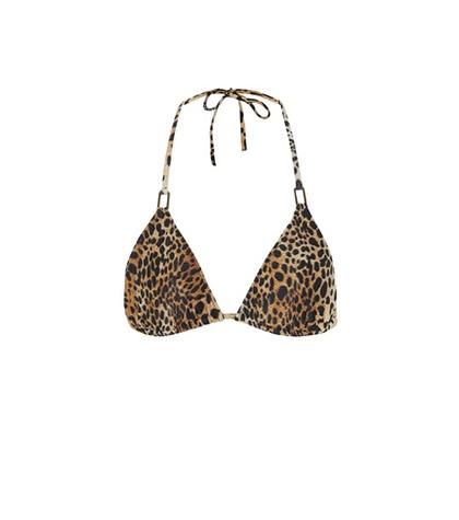Melissa Odabash Cancun Cheetah Bikini Top