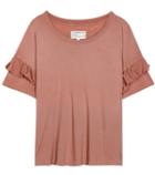 Current/elliott Ruffle Roadie Cotton T-shirt