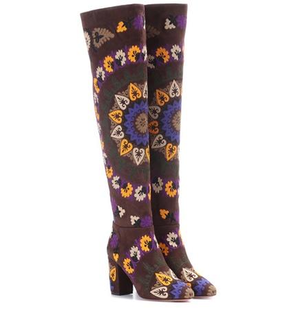 Blaz Milano Biba 85 Suede Over-the-knee Boots
