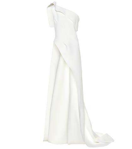 Maticevski Treasured Crêpe One-shoulder Top