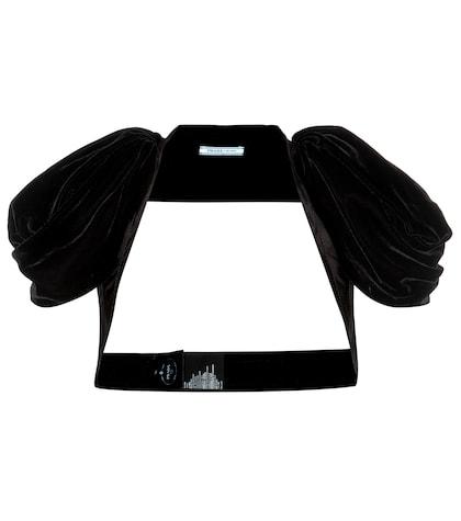 Simone Rocha Velvet Shrug
