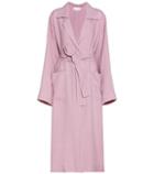 Isa Arfen Linen Crêpe Coat