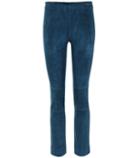 Woolrich Maria Rosa Cropped Suede Trousers