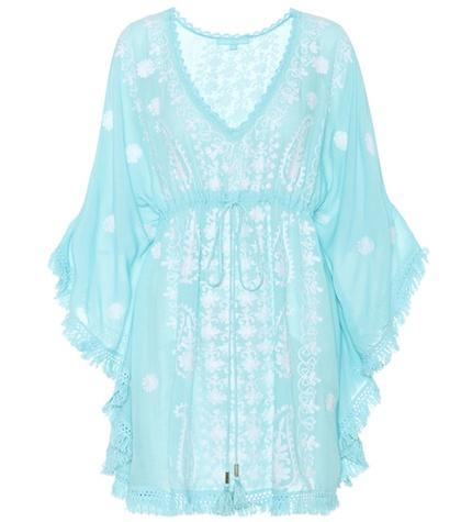 Melissa Odabash Irene V-neck Short Kaftan