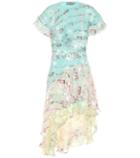 Preen By Thornton Bregazzi Paula Silk-satin Asymmetric Dress