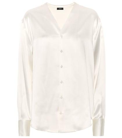 Joseph Silk Satin Blouse