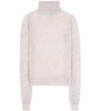 Acne Studios Taci Sheer Alpaca-blend Turtleneck Sweater
