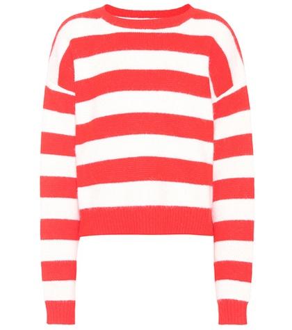 Diane Von Furstenberg Striped Angora Sweater