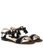 Etro Leather And Suede Sandals