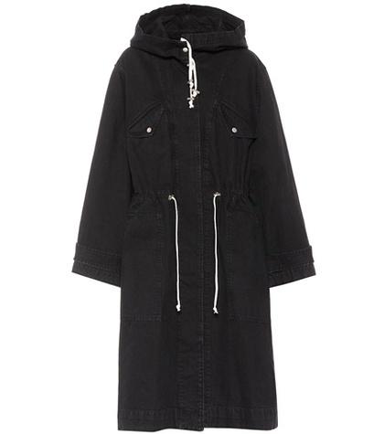Isabel Marant, Toile Lander Cotton Hooded Trench Coat
